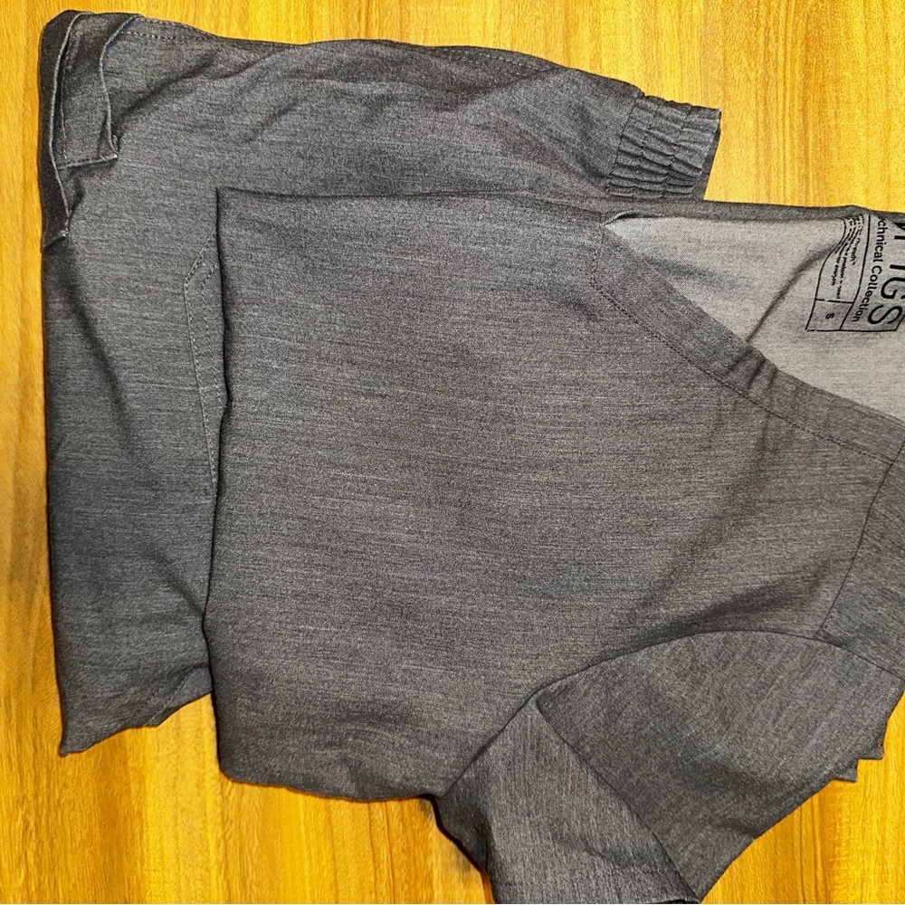 Figs Charcoal V-Neck Scrub Top Set